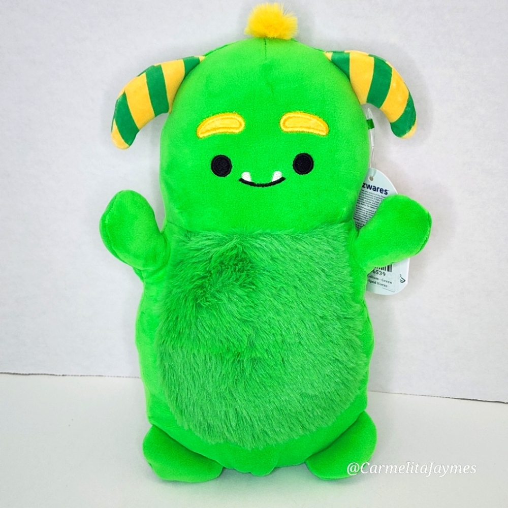 🎃 CALLUM 🧌 Green Monster HugMee Halloween 2024 Original Squishmallow ☆ NWT ☆
